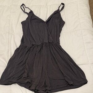 Forever 21 Charcoal Jumpsuit